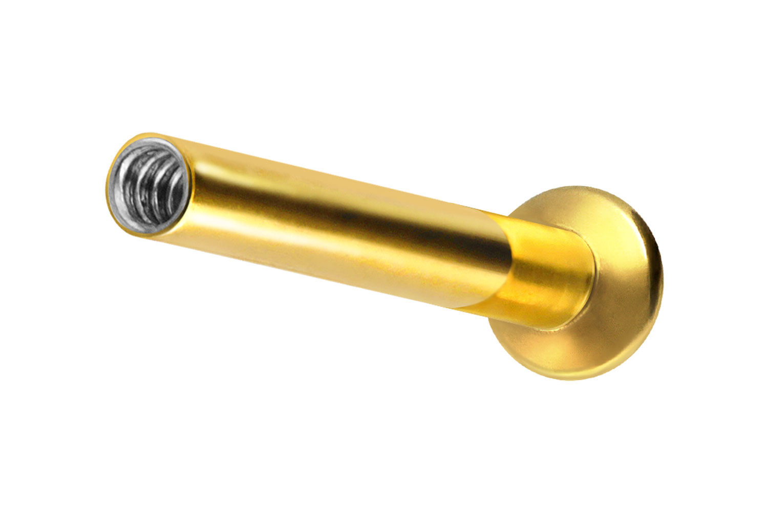 Titan Triple Piercing Mini Labret mit Innengewinde ohne Kugel